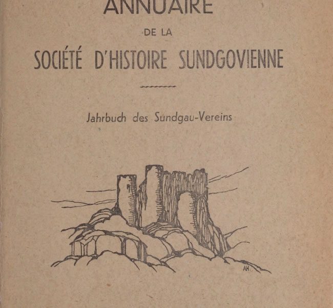 Annuaire de la SHS - 1957