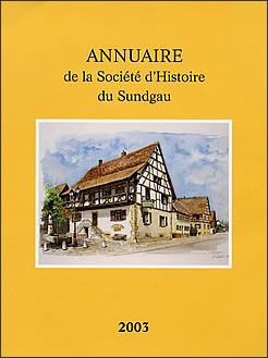 Annuaire de la Société d'Histoire du Sundgau - 2003