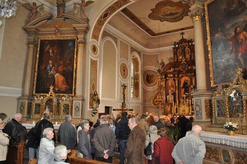 Dans le choeur de l'église de Bouxwiller