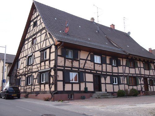 Maison à colombages rue des Vosges