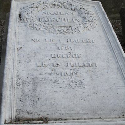 Tombe de Nicolas Koechlin